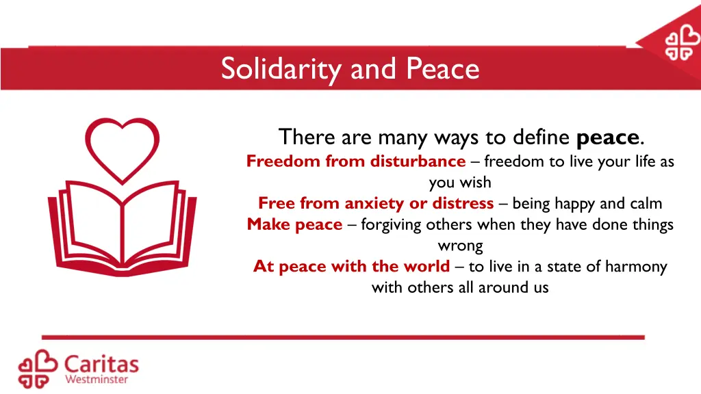 solidarity and peace