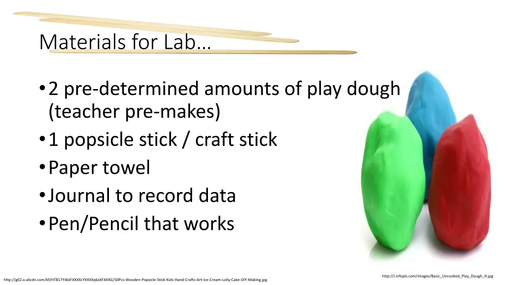materials for lab