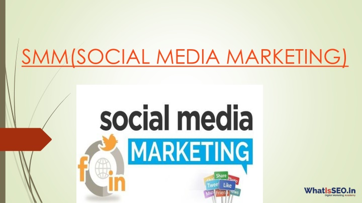 smm social media marketing