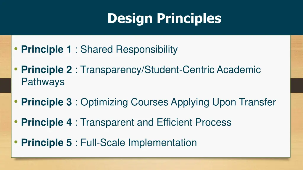 design principles