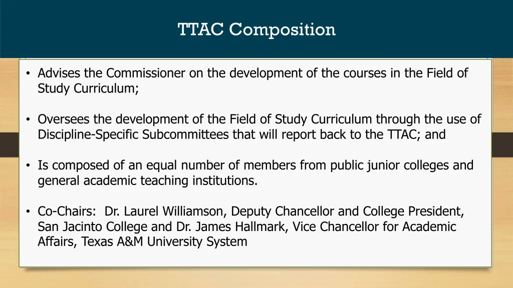 ttac composition