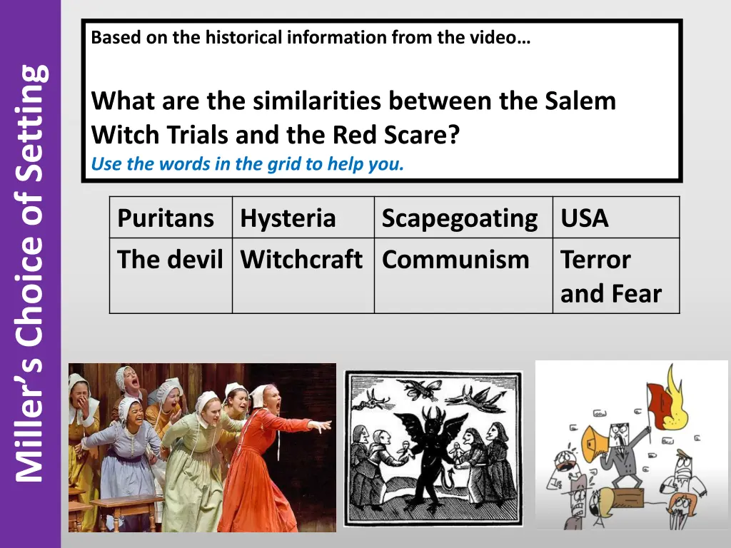 based on the historical information from the video