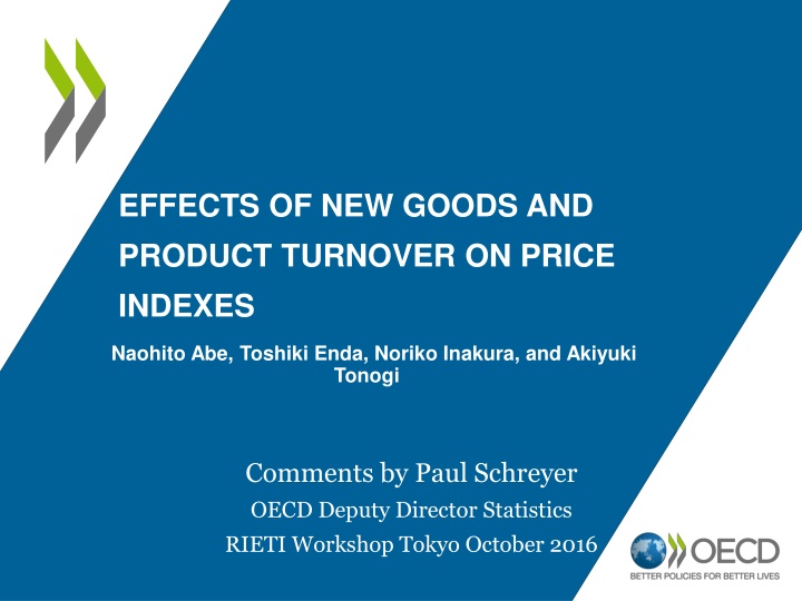 effects of new goods and product turnover