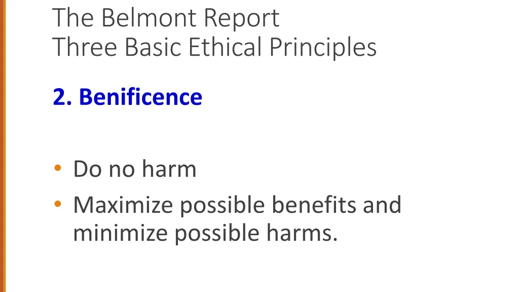 the belmont report three basic ethical principles 1