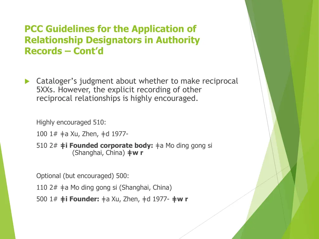 pcc guidelines for the application 3