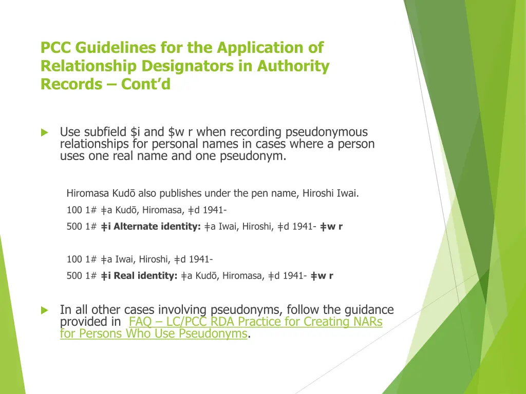 pcc guidelines for the application 4