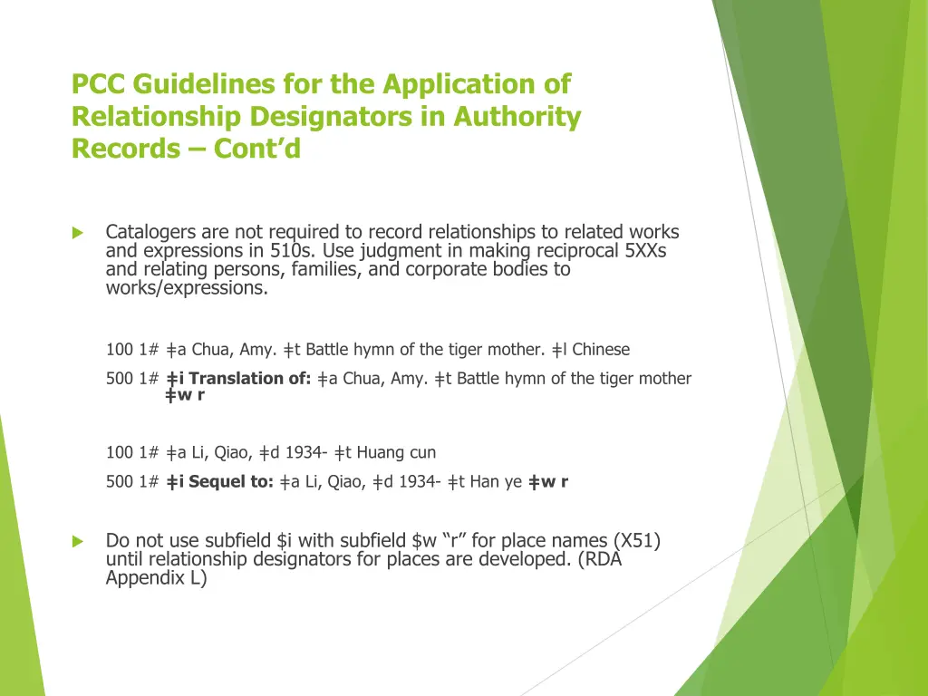 pcc guidelines for the application 6