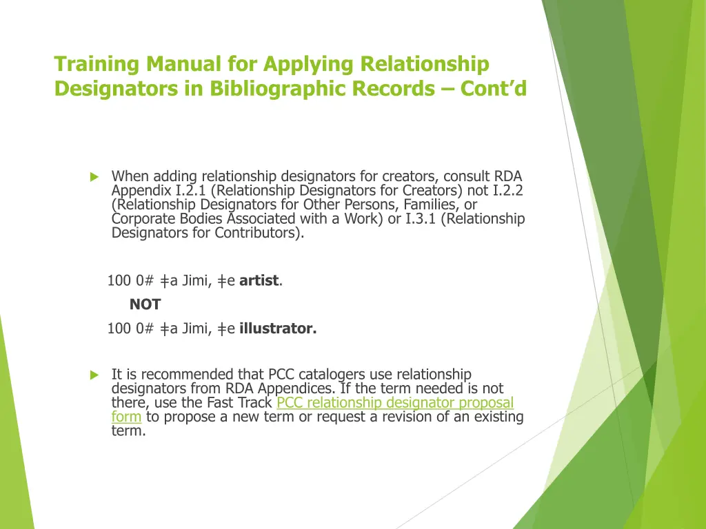 training manual for applying relationship 1
