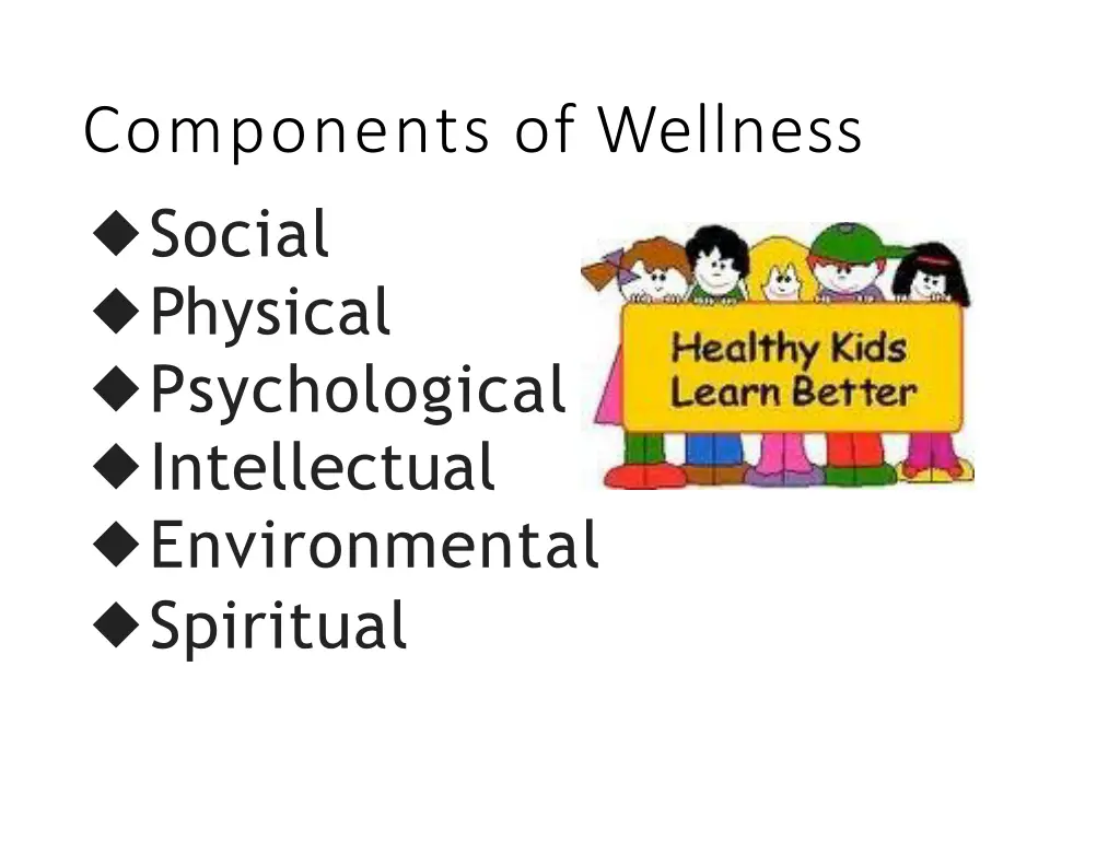 components of wellness social physical