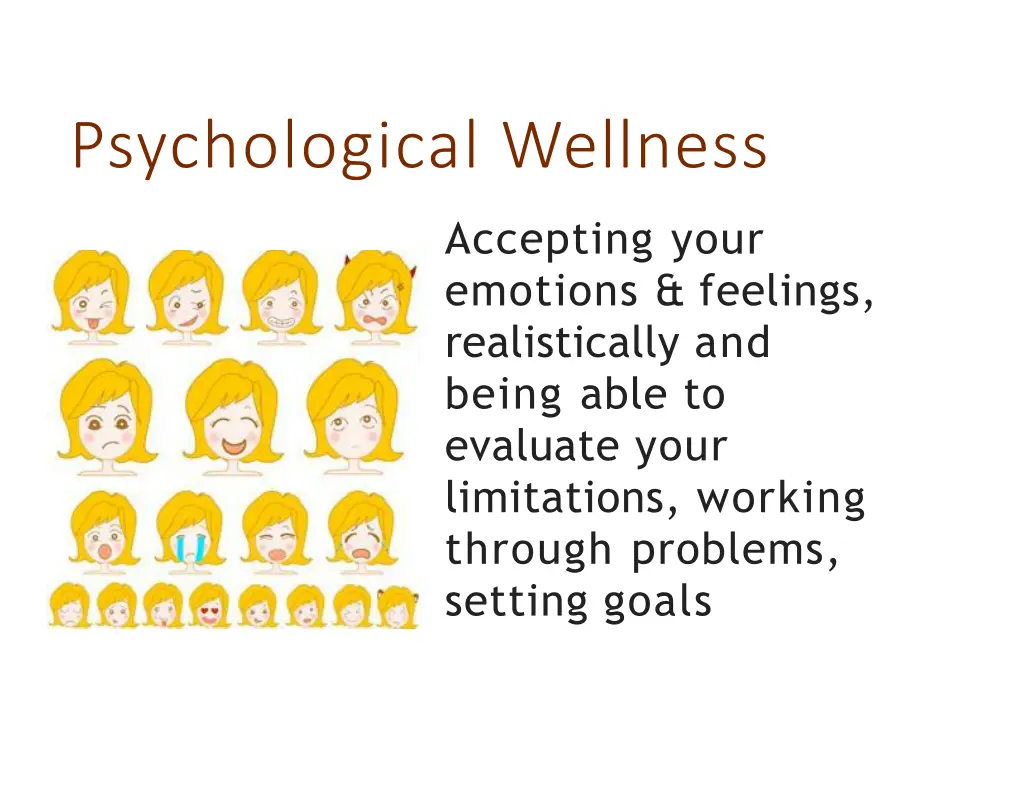 psychological wellness