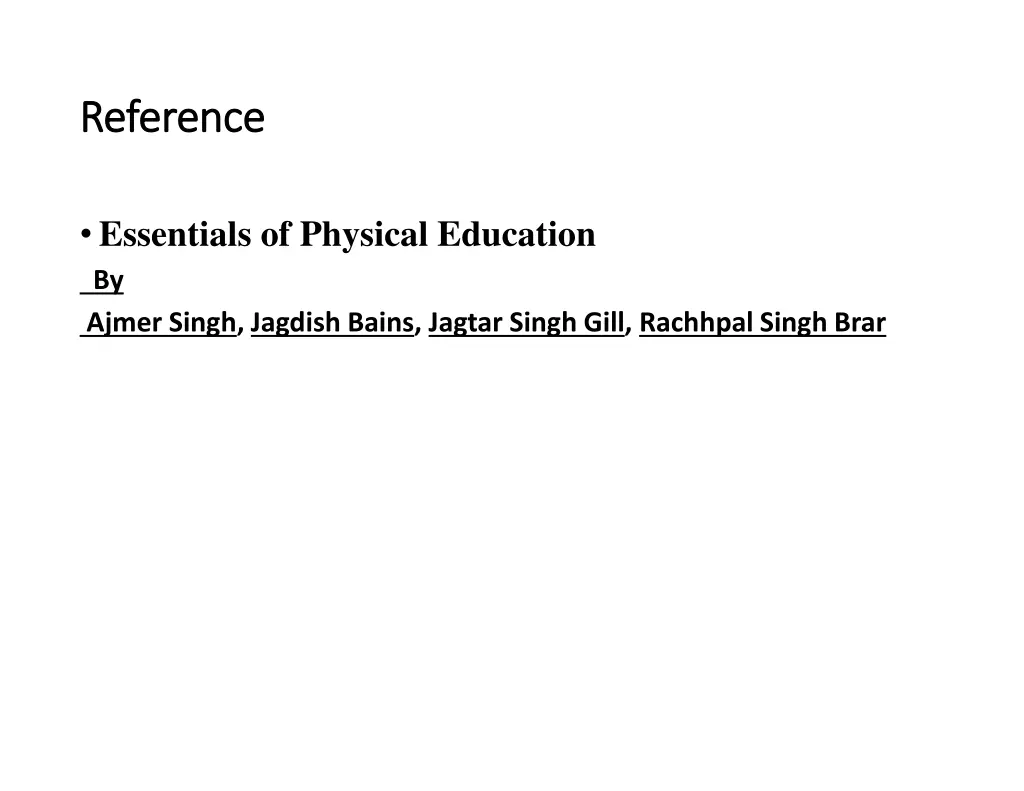 reference reference