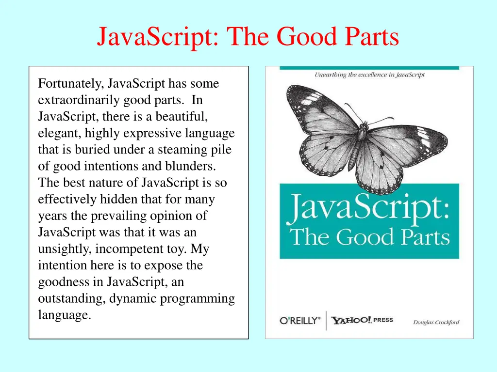 javascript the good parts