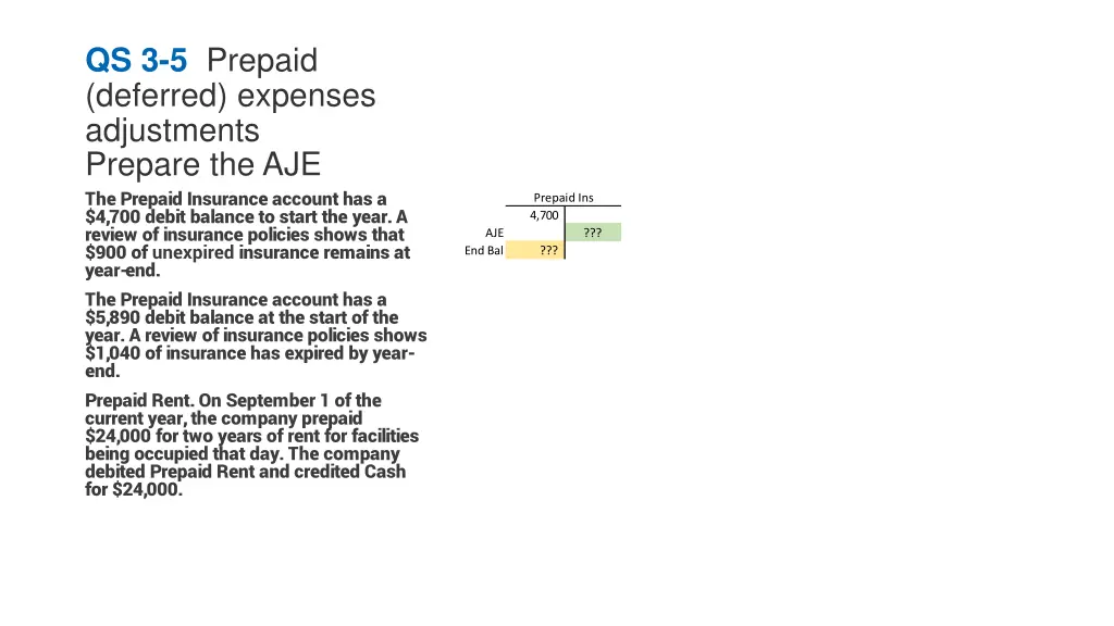 qs 3 5 prepaid deferred expenses adjustments
