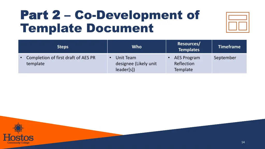 part 2 part 2 co development of template document
