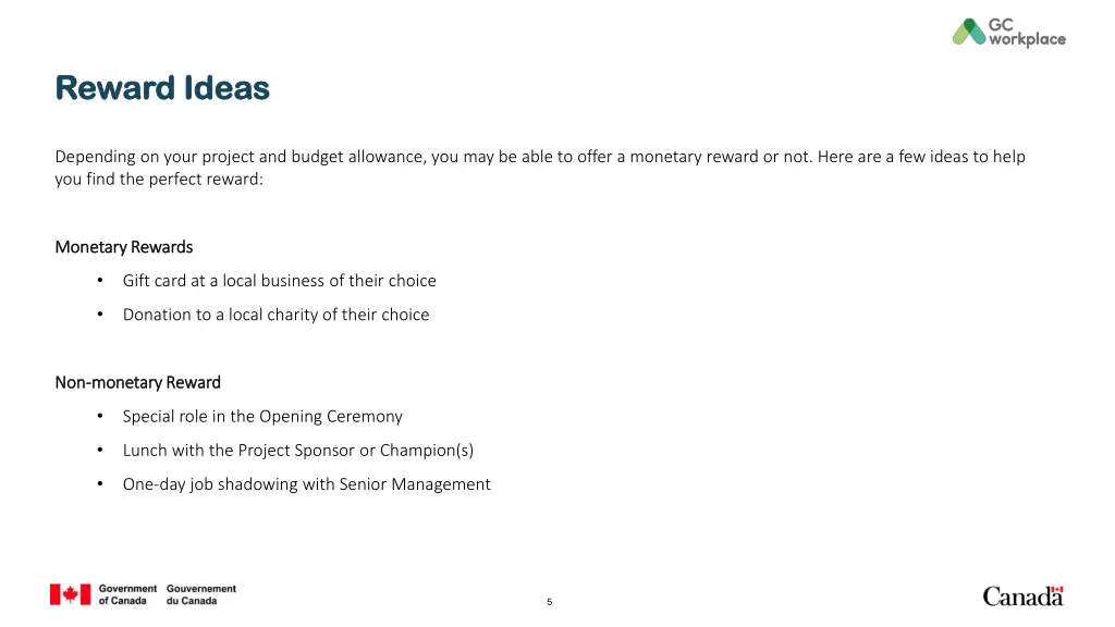 reward ideas reward ideas