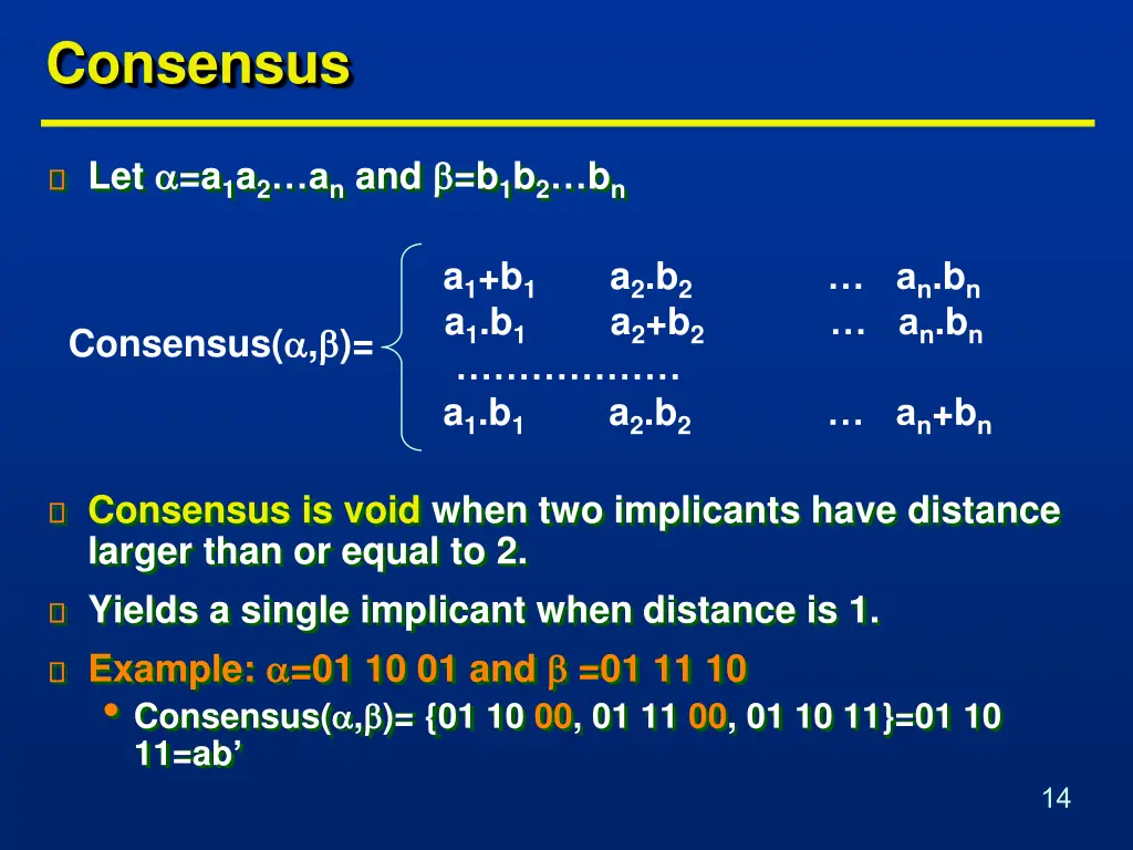 consensus