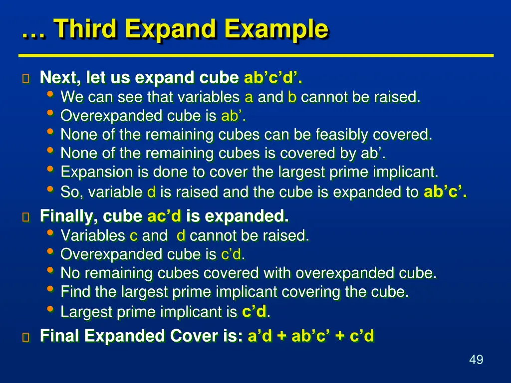 third expand example 1