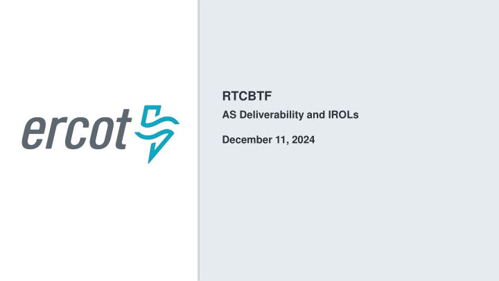rtcbtf as deliverability and irols
