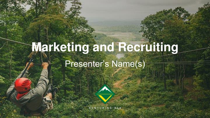 marketing and recruiting