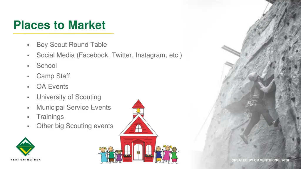 places to market
