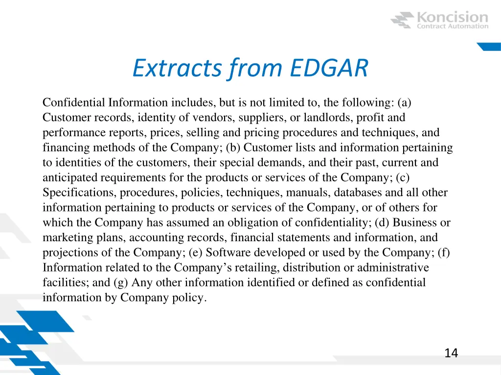 extracts from edgar 1