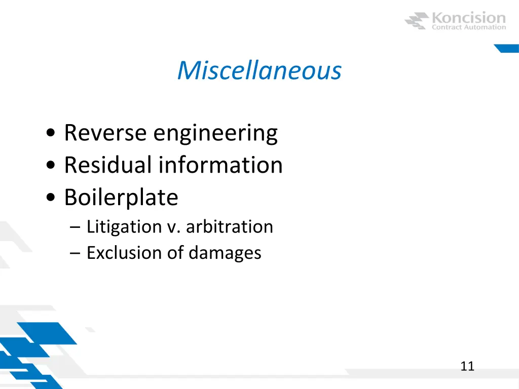 miscellaneous