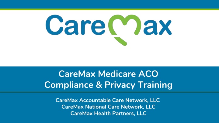 caremax medicare aco compliance privacy training