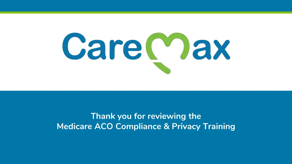 thank you for reviewing the medicare