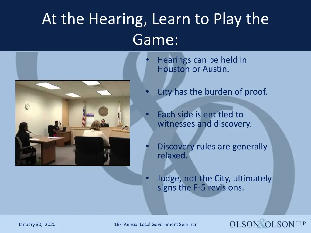 at the hearing learn to play the game