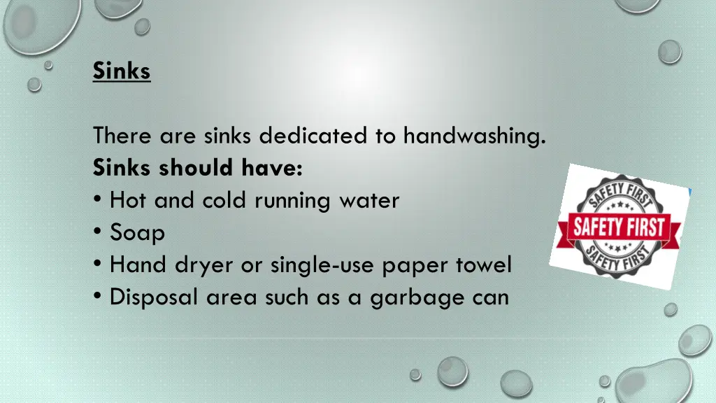 sinks