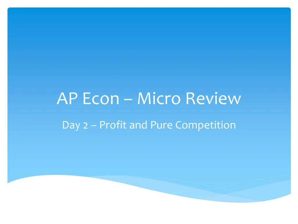 ap econ micro review 1