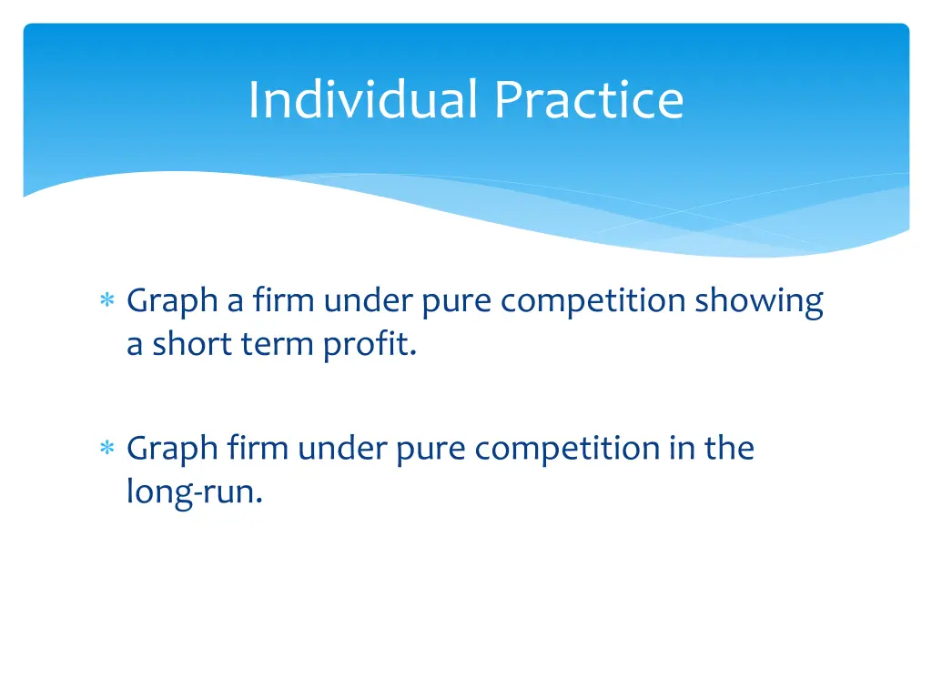 individual practice