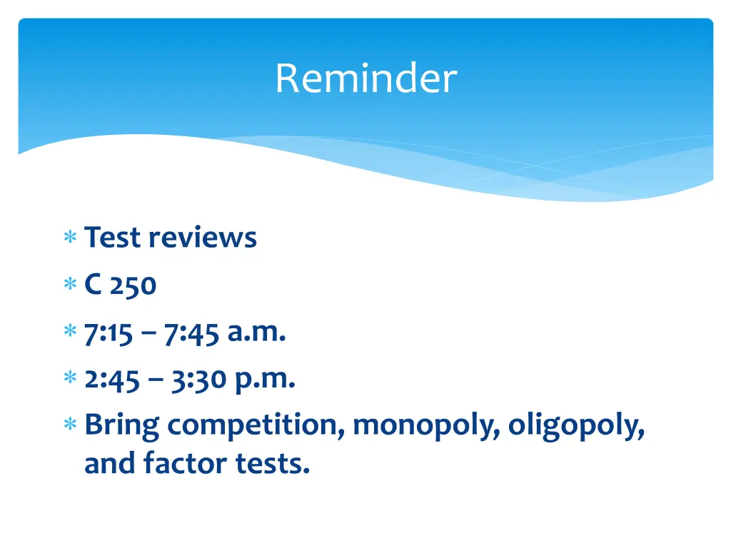 reminder 1
