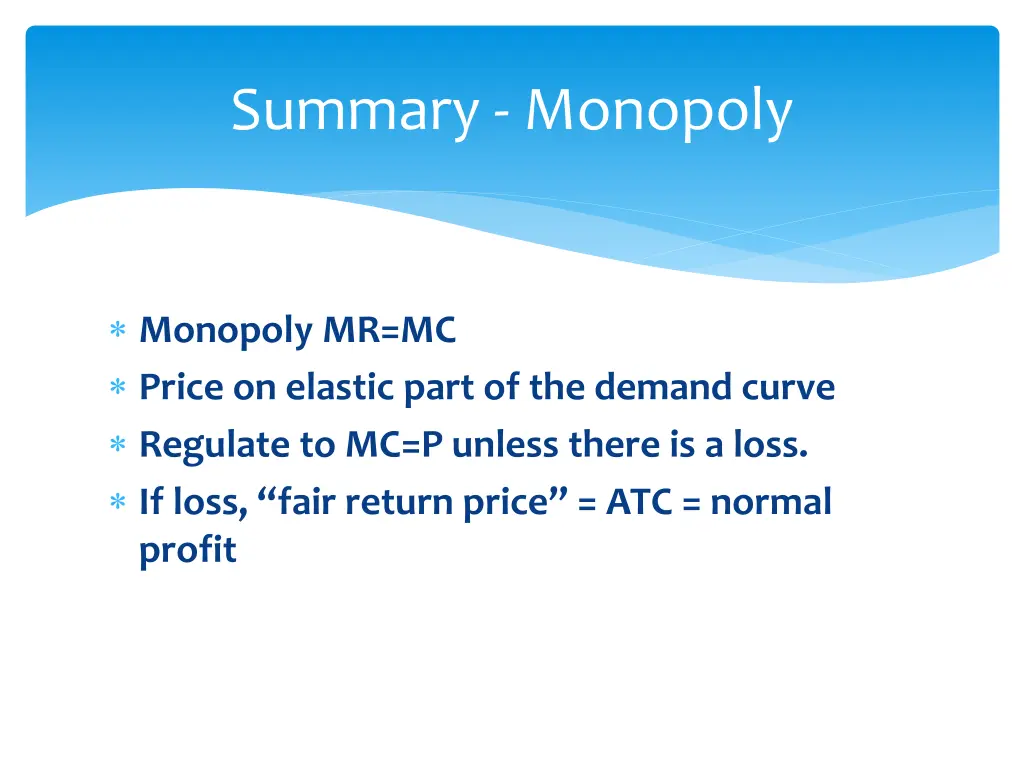 summary monopoly 1
