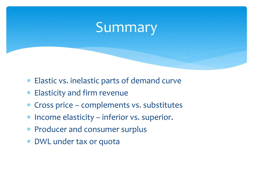 summary
