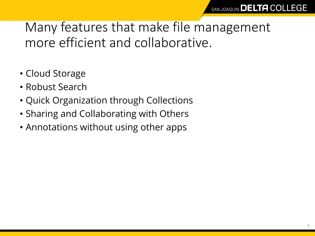 many features that make file management more