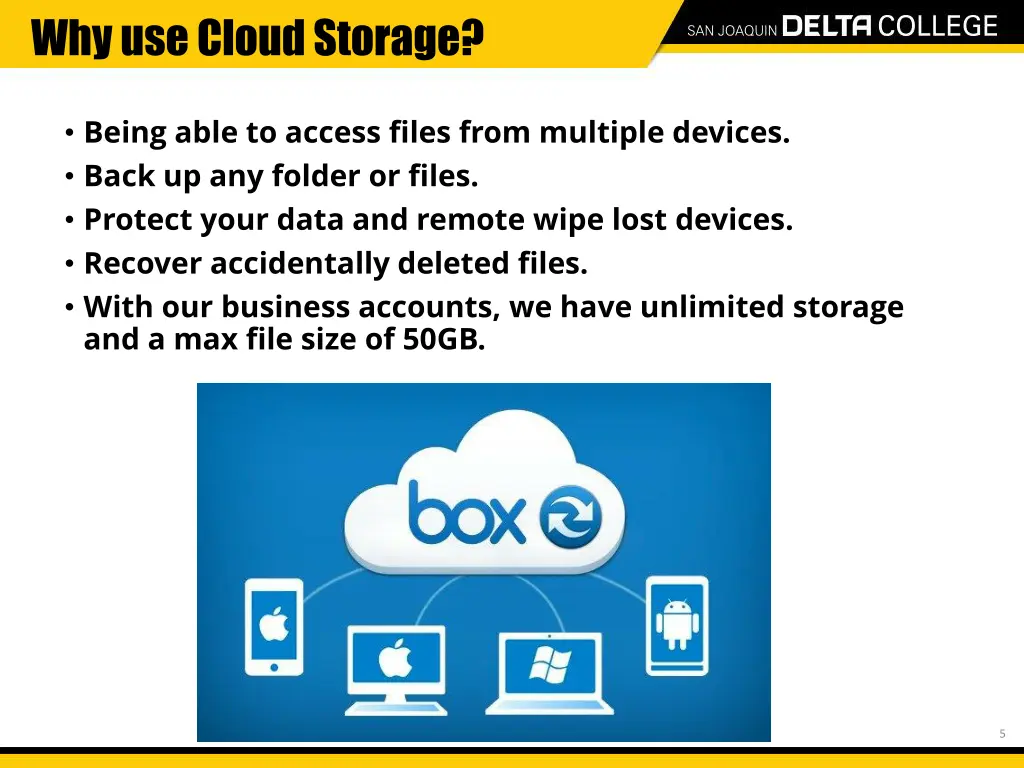 why use cloud storage 1