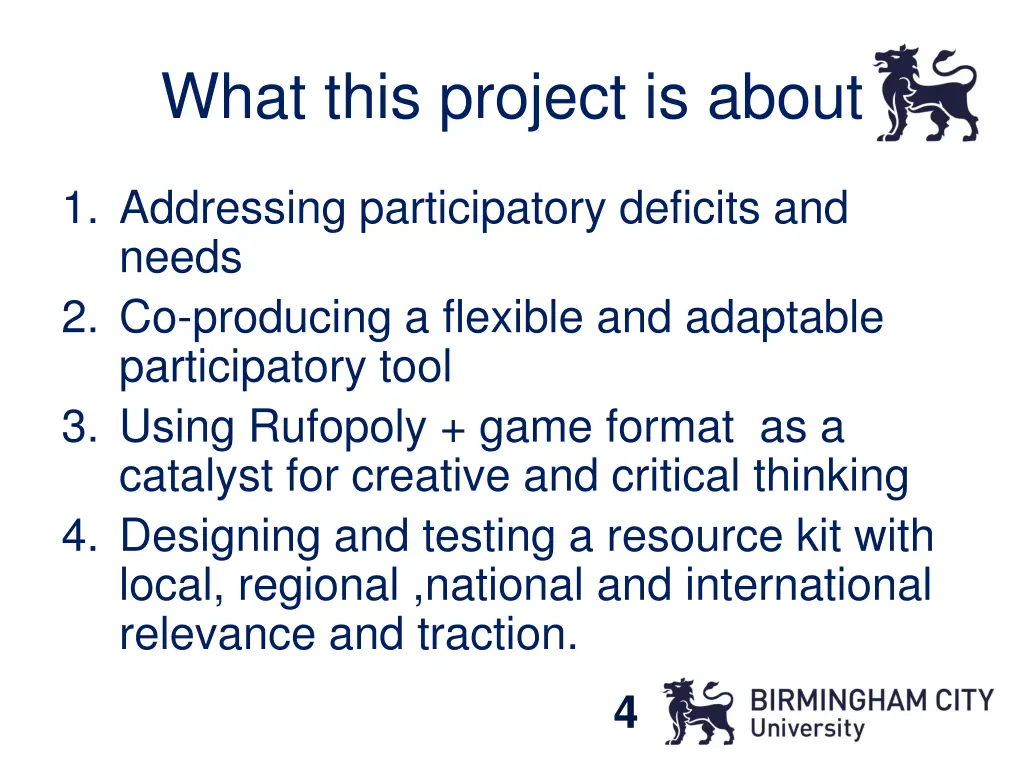 what this project is about