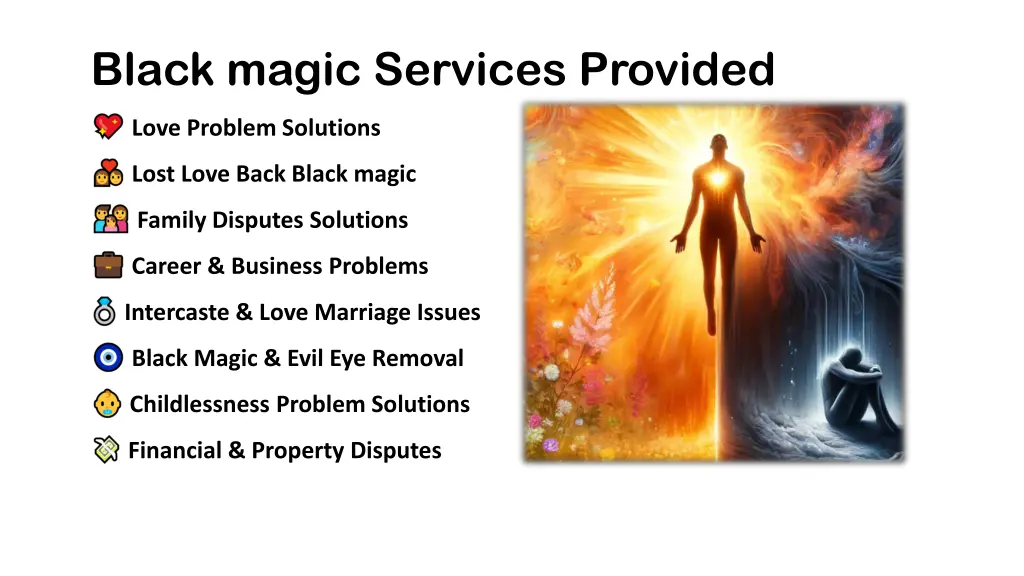 black magic services provided