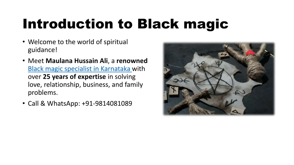 introduction to black magic