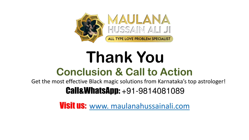 thank you conclusion call to action get the most
