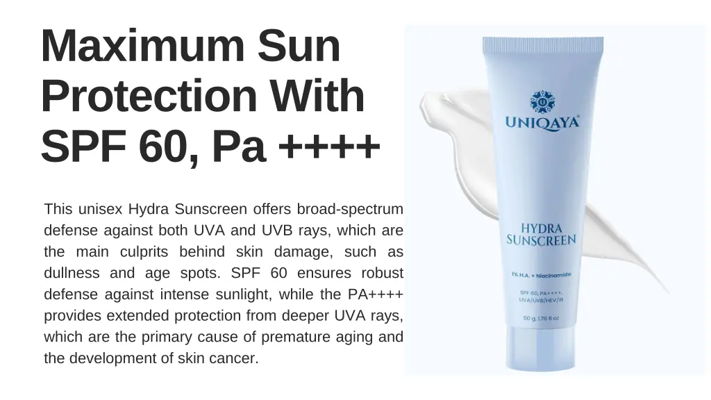maximum sun protection with spf 60 pa