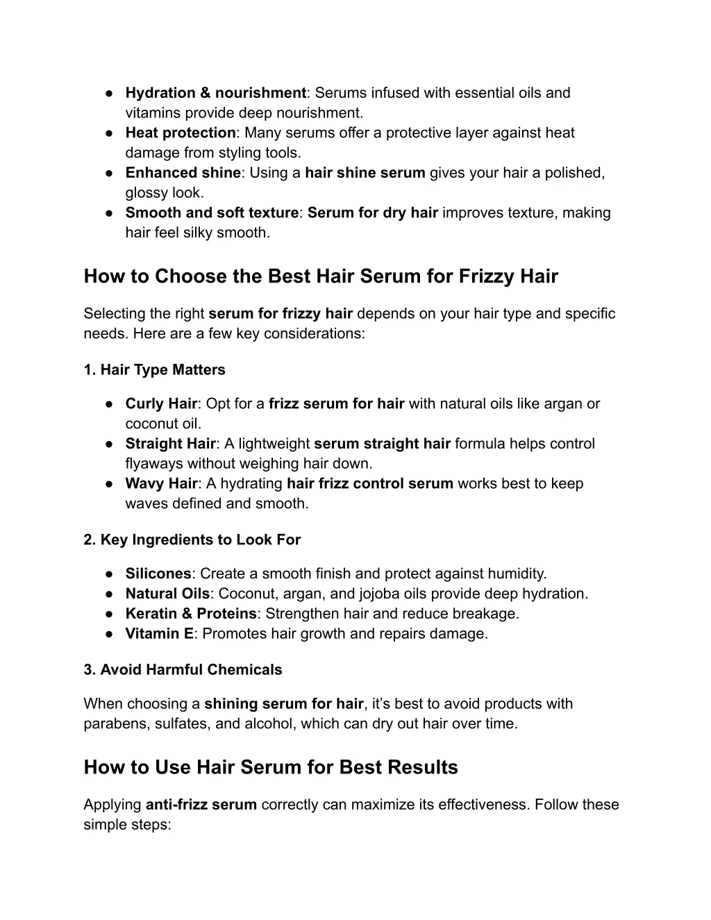 hydration nourishment serums infused with