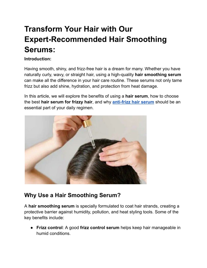 transform your hair with our expert recommended