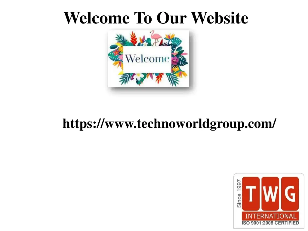welcome to our website
