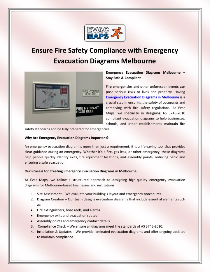 ensure fire safety compliance with emergency