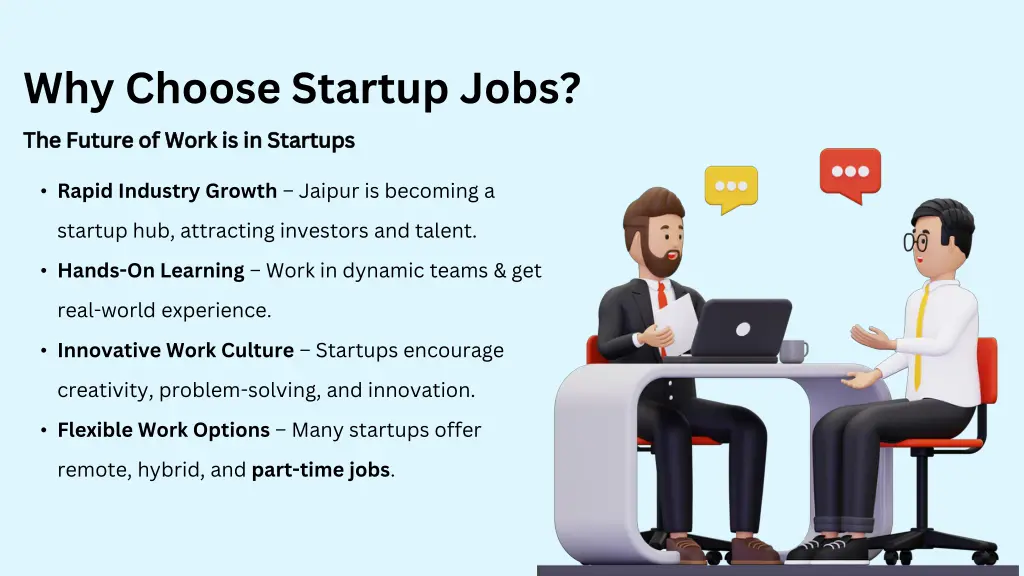why choose startup jobs the future of work