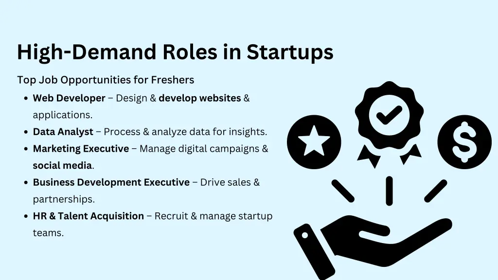 high demand roles in startups