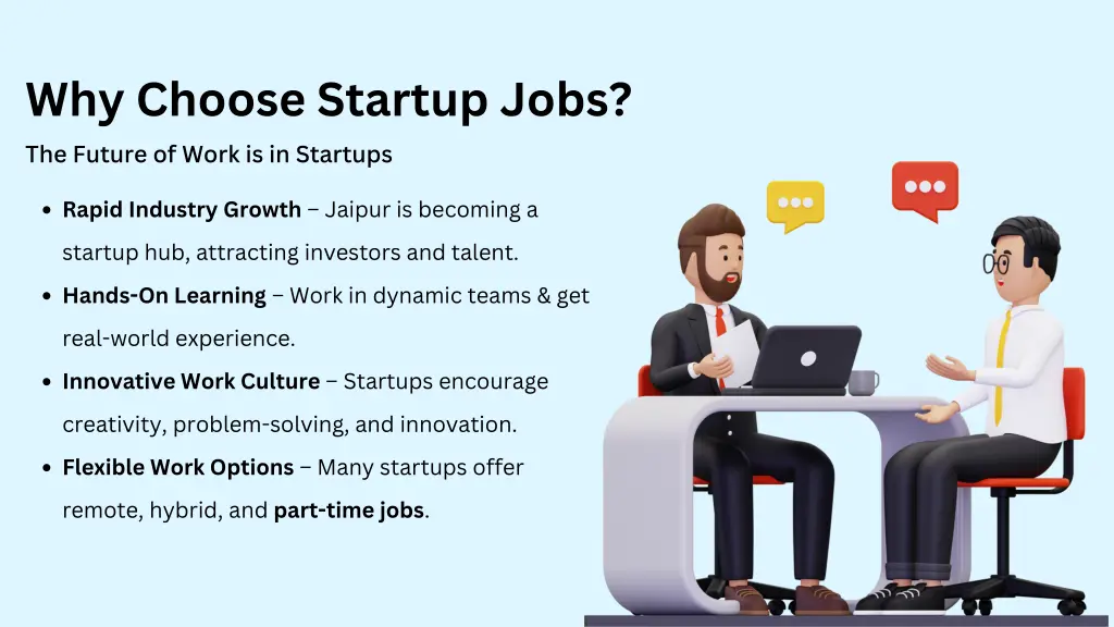 why choose startup jobs the future of work