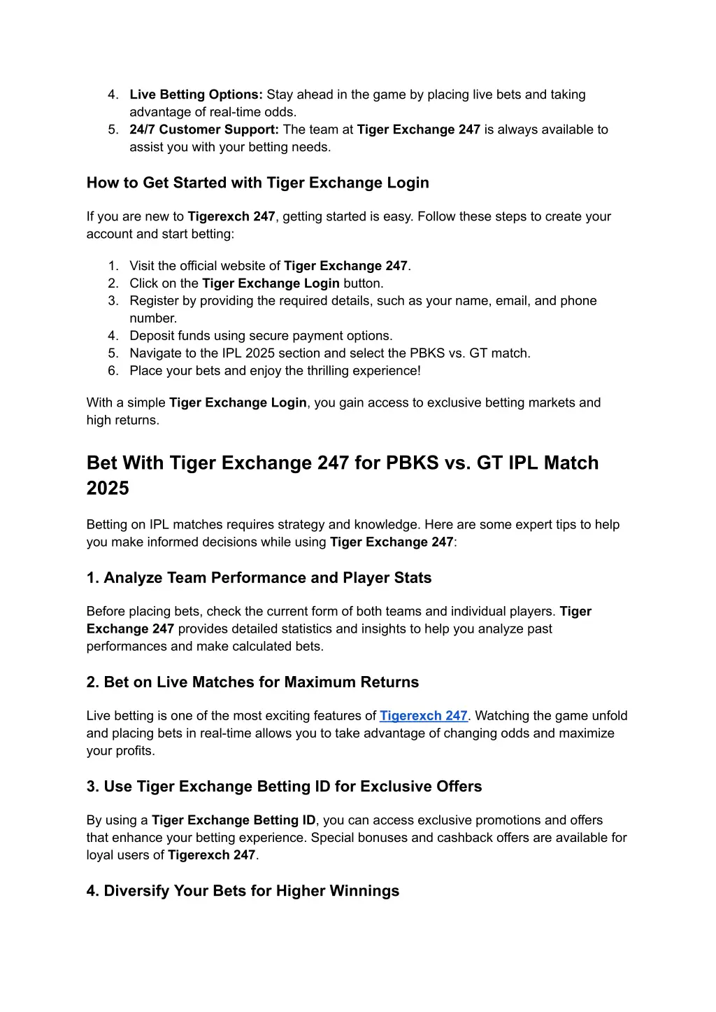 4 live betting options stay ahead in the game